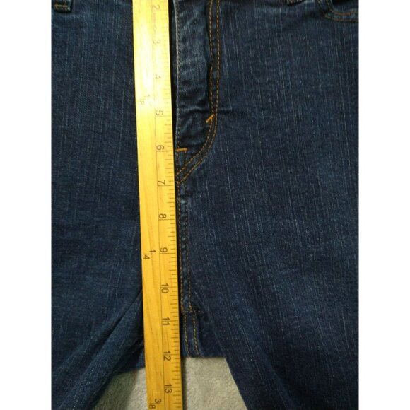 Levis 512 Jeans Womens 12 Blue Denim Perfectly Slimming Boot Cut Stretch Western - Picture 4 of 9